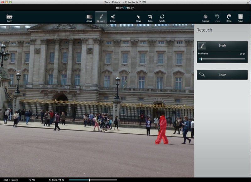 TouchRetouch: Unerwünschte Objekte aus Fotos entfernen