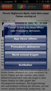appgefahren Preisalarm