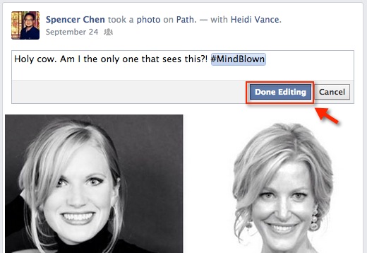 Facbook-Beiträge und Kommentare lassen sich im Nachhinein bearbeiten