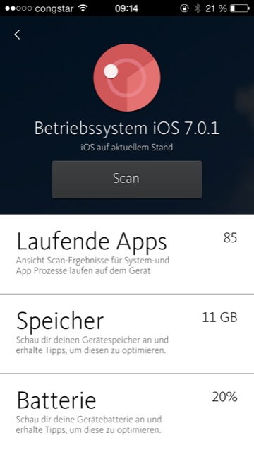 Avira Mobile Security: Virenscanner für das iPhone mit Ortungsfunktion