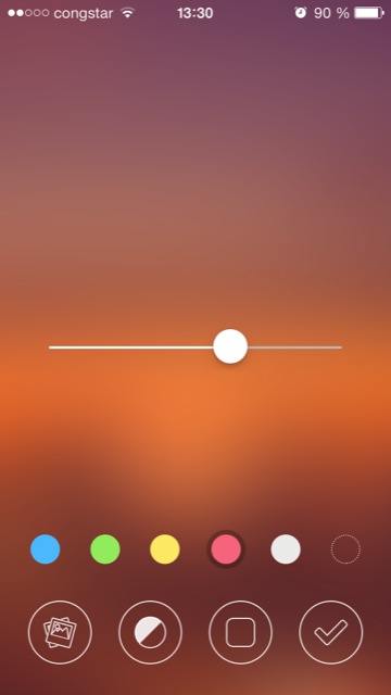 Blur Studio: Wallpaper mit Farbverläufen im iOS 7-Stil aus eigenen Bildern erstellen