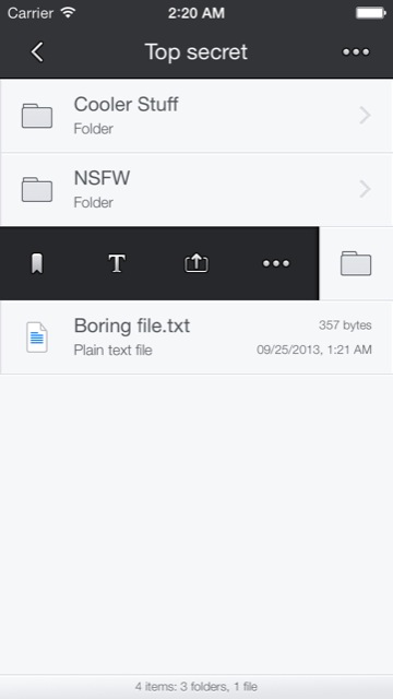 Boxie: Coole Dropbox-App für das iPhone im iOS 7-Stil
