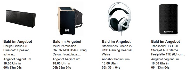 Amazon-Angebote: Günstige Kopfhörer, Lautsprecher & ein wasserfester Akku