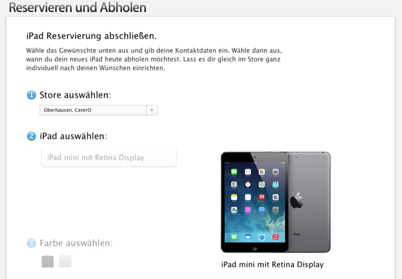 Das neue iPad mini: Vorerst kein Verkauf im Apple Retail Store