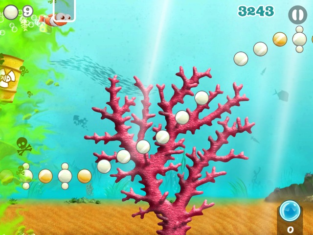 Fast Fin: Niedlicher Unterwasser-Endless-Runner mit kleinem Clownfisch