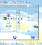 Weihnachts Kreuzwortraetsel