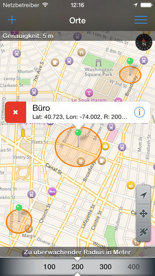 Geofency: Ortsbezogene Zeiterfassung für das iPhone optisch aufpoliert