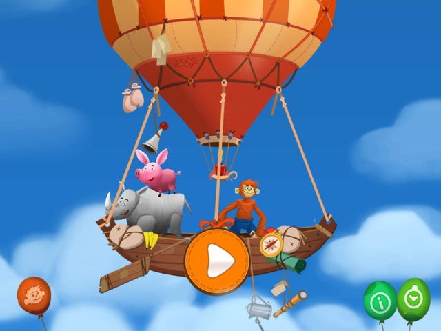 Tier auf Tier: Lustiges Geschicklichkeits-Game für Kinder mit Angry Birds-Techniken