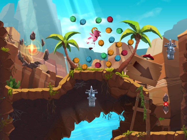 Tier auf Tier: Lustiges Geschicklichkeits-Game für Kinder mit Angry Birds-Techniken