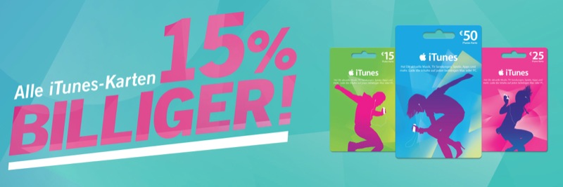 iTunes-Karten: Nächste Woche 15 Prozent Rabatt bei Lidl