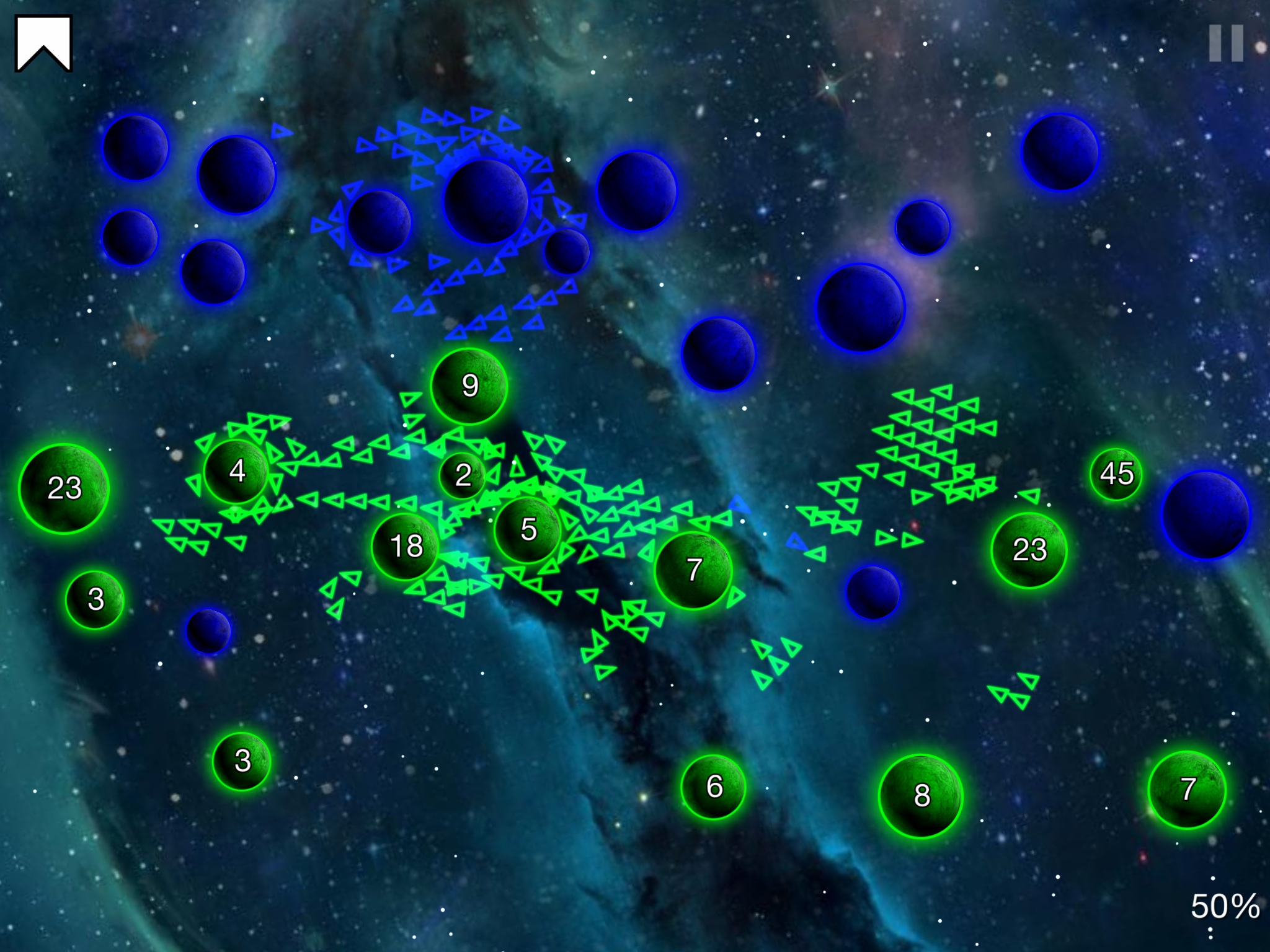 Galcon Legends: Als Geldeintreiber das ganze Universum erobern