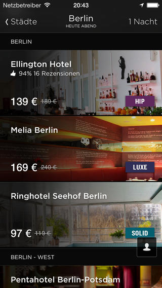 Hotel Tonight Mit Einer Iphone App Gunstig Hotels Buchen