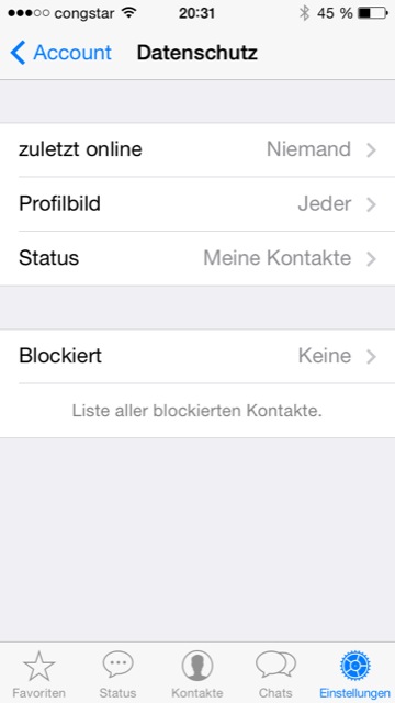 WhatsApp Messenger: Neues Update bringt verbesserte Datenschutz-Einstellungen