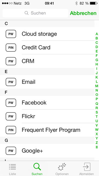 Blick in die Charts: iMobileSitter, der sichere Passwort-Safe