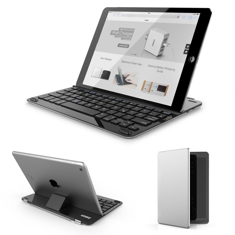 Anker Bluetooth-Tastatur für iPad Air kaufen, Schutzhülle oder Schutzfolie geschenkt