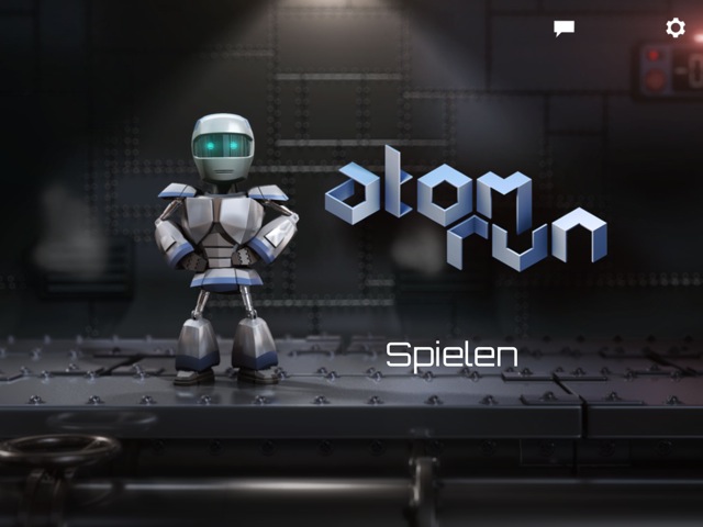Atom Run: Futuristisch-rasantes Jump’n’Run mit einem friedfertigen Roboter