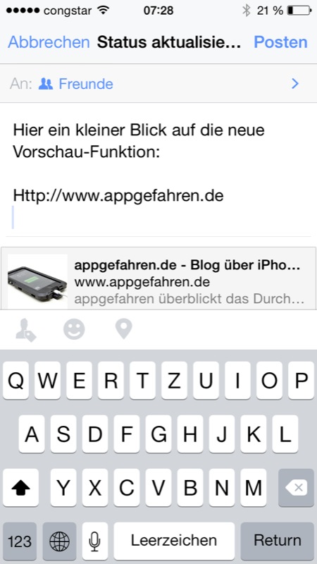 Facebook: Neue Vorschau-Funktion und „Offline-Modus“