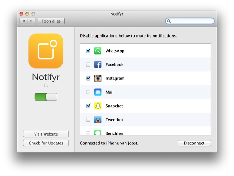 Notifyr Mac