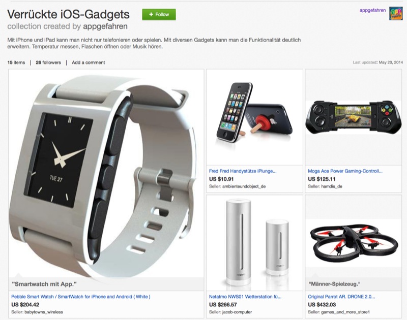 eBay-Kollektionen: Ist das Social Shopping erfolgreich?