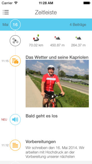 Leben atmen: App und Radtour für den guten Zweck