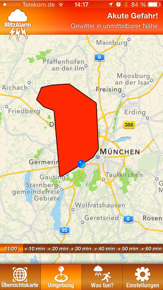 BlitzAlarm: Sag mir, wo es knallt!