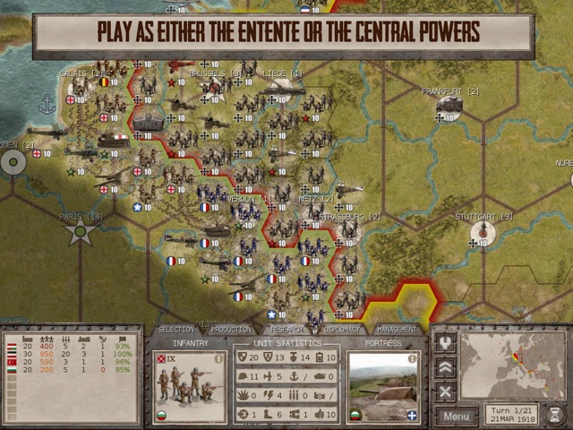 Commander – The Great War: Strategische Zeitreise mit dem 17,99 Euro teuren iPad-Spiel
