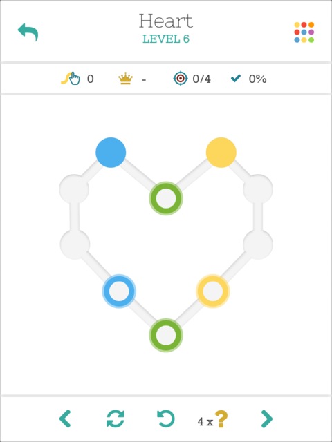 Watercolors: Kostenloses Puzzle-Spiel um Farbkombinationen mit Farbblind-Modus