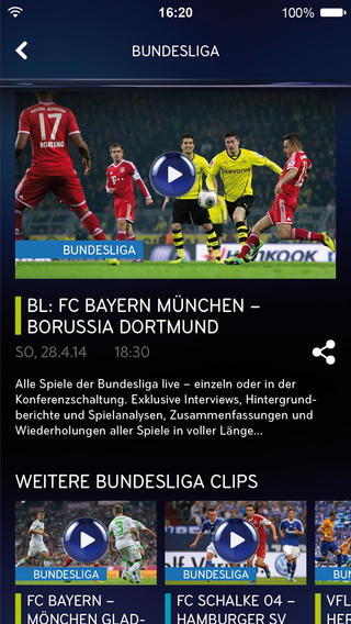 Die Bundesliga auf iPhone & iPad per App empfangen