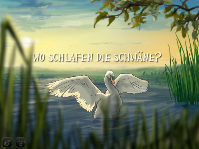 Wo schlafen die Schwäne? Entspannte Kinderbuch-App mit tollen 3D-Parallax-Effekten