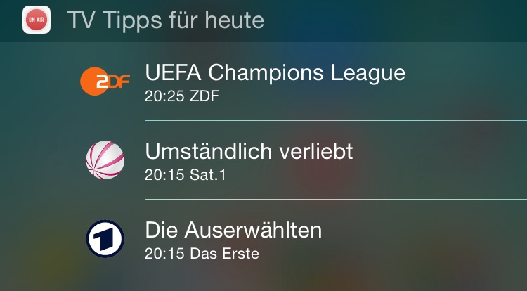 ON AIR Widget