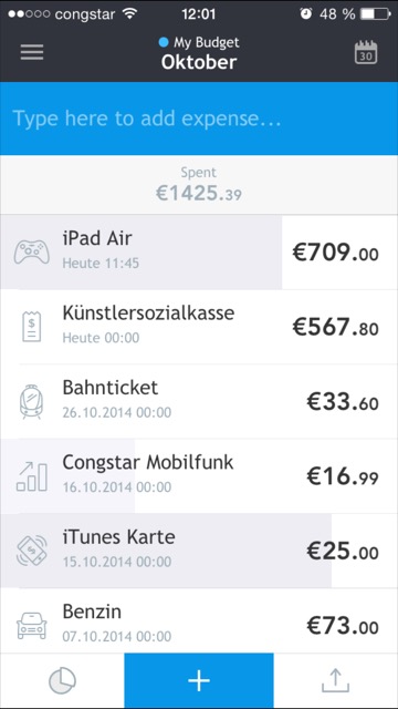 Sumptus: Neuer Ausgaben-Assistent fürs iPhone ist noch nicht ausgereift