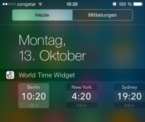 World Clock Widget 2