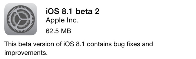 iOS 8.1 Beta 2
