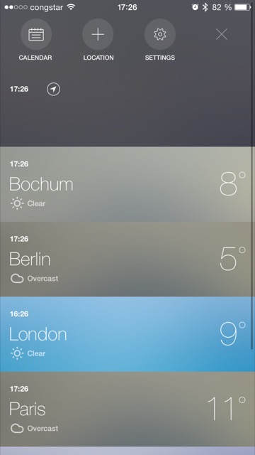 Weather or Not kombiniert hübsche Wetterinfos, Kalender und Widget
