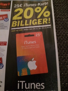 itunes karten lidl