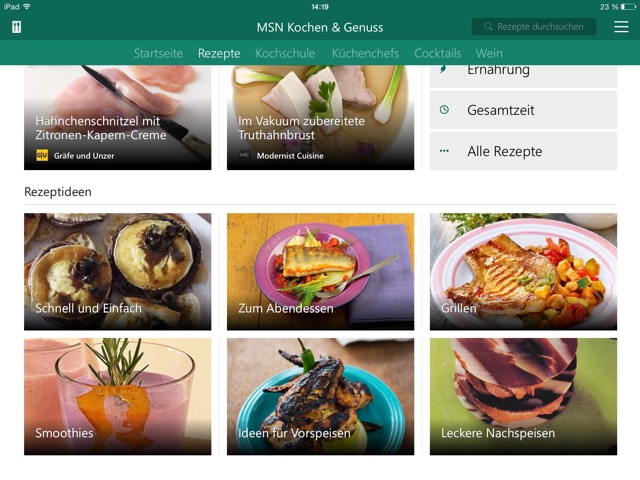 Microsoft entert App Store: Neue MSN-Apps zu Finanzen, News, Food, Sport und Gesundheit