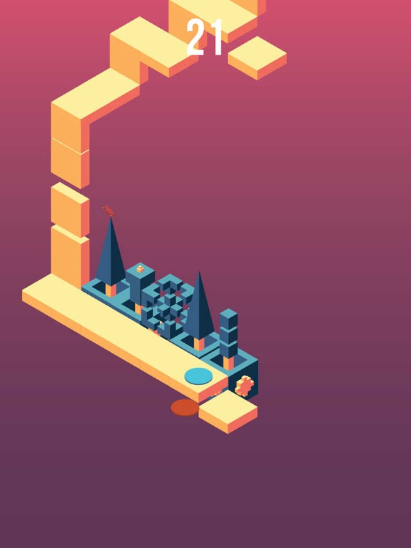 Skyward: Kostenloses Geschicklichkeits-Game mit Grafiken im Monument Valley-Stil