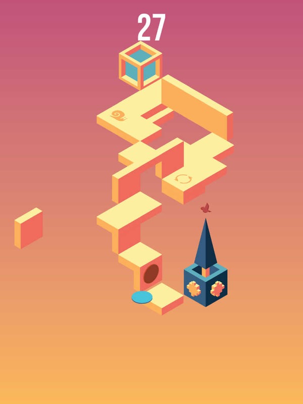 Skyward: Kostenloses Geschicklichkeits-Game mit Grafiken im Monument Valley-Stil