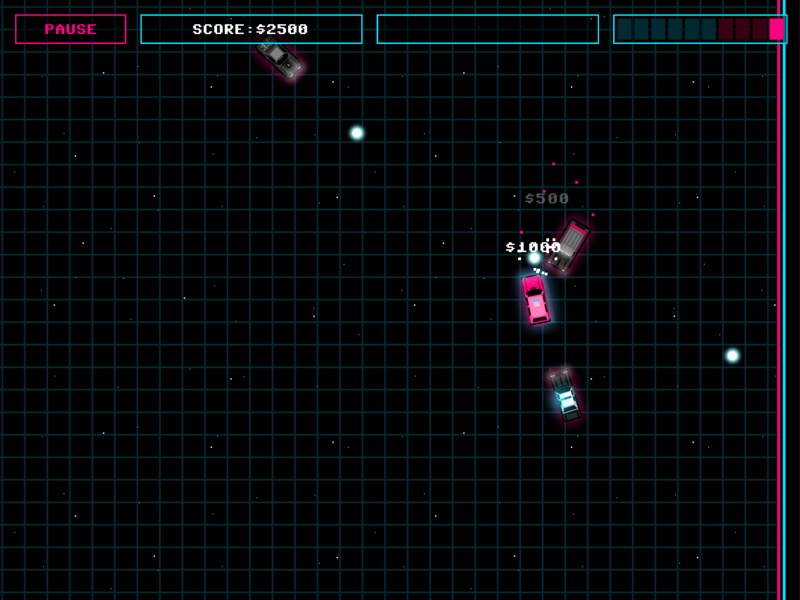 Wheel & Deal: Arcade-Auto-Shooter im Retro-Stil mit kurzweiligem Gameplay