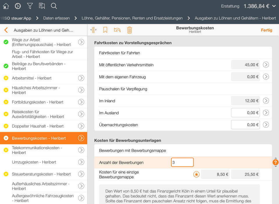 WISO Steuer-Sparbuch 2015 für iPad & Windows nur 17,99 Euro