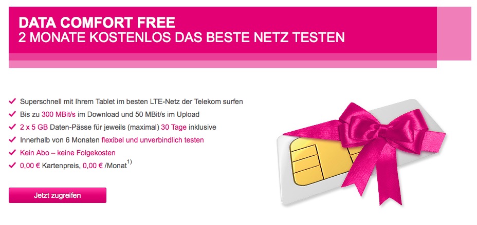 telekom data comfort free