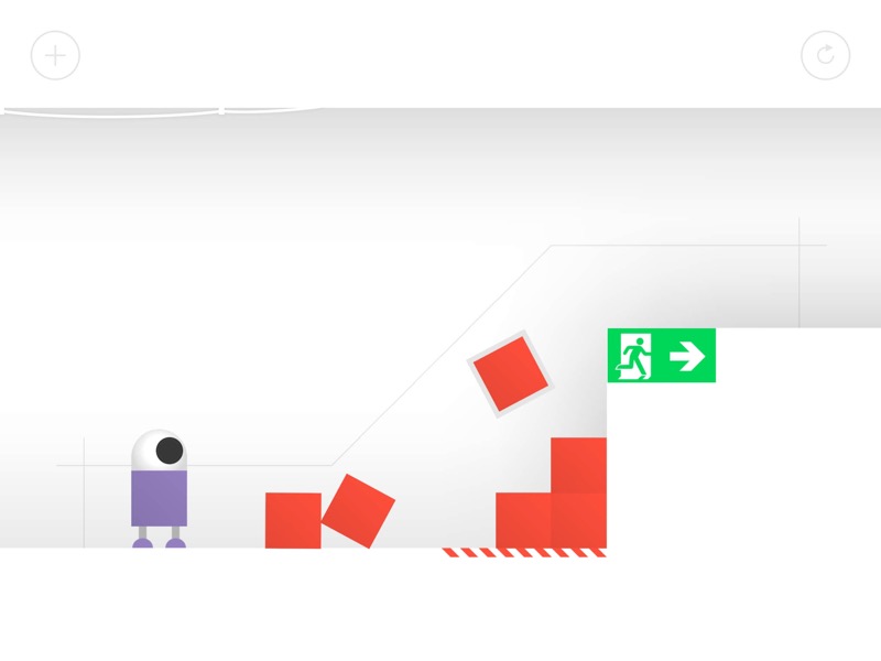 Odd Bot Out: Witziges, physik-basiertes Puzzle um kleine Roboter mit 100 Leveln