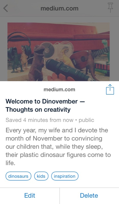 Pinswift: Drittanbieter-App verwaltet Lesezeichen eines Pinboard-Accounts