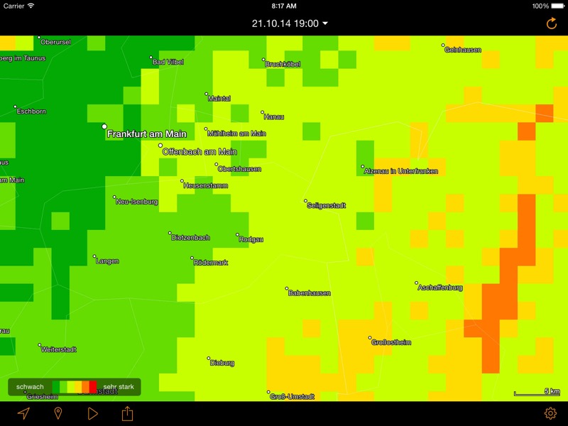 Regenradar Plus: Neue App des WetterAlarm-Machers zeigt Regengebiete in Deutschland