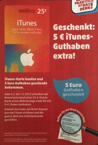penny itunes karten
