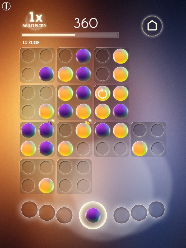 BlastBall Max: Tolles Puzzle-Spiel um Kugelreihen und Quadrate fordert die grauen Zellen