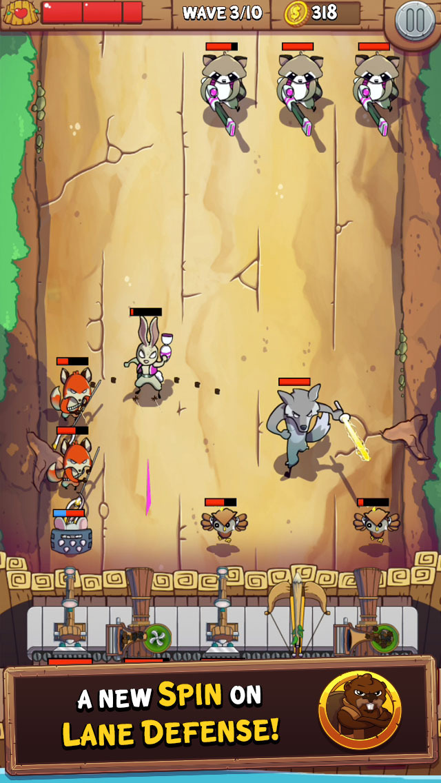 Defend The Dam: Kostenloses Lane Defense-Game mit Freemium-Konzept