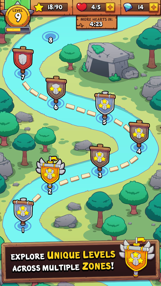 Defend The Dam: Kostenloses Lane Defense-Game mit Freemium-Konzept