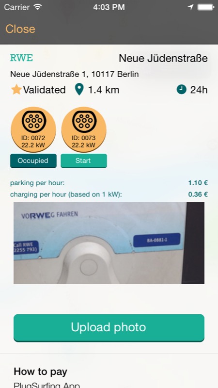 PlugSurfing: iPhone-App findet Ladestationen und erleichtert Zahlung für Elektrofahrzeuge