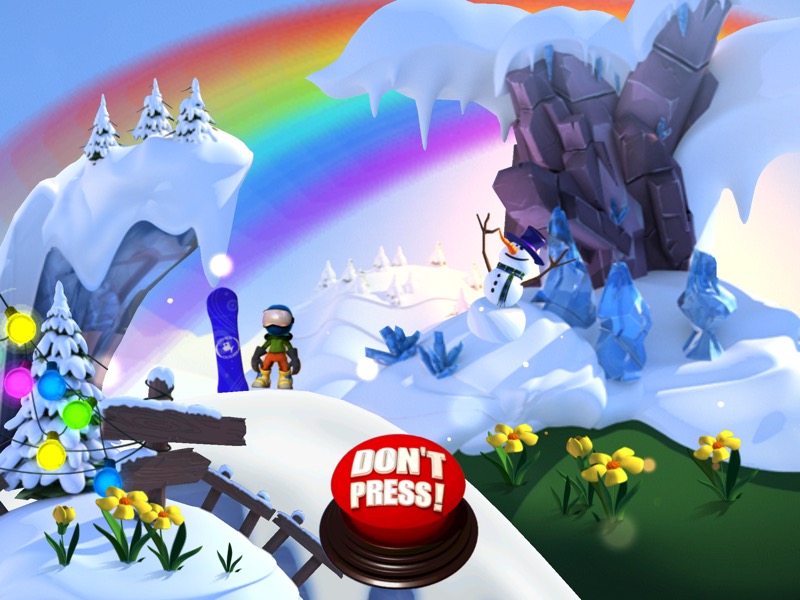 RAD Boarding: Verrücktes Snowboard-Game mit Boss-Fights, Tricks und Tiny Wings-Anleihen
